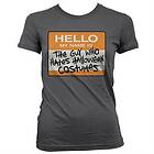 The Guy Who Hates Halloween Costumes Girly T-Shirt (Dam)