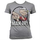 Popeye Man Up! Girly T-Shirt (Dam)