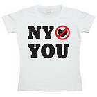New York Do Not Love You! Girly T-shirt (Dam)