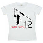 Testing Testing 1-2 Girly T-shirt (Dam)