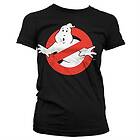 Ghostbusters Distressed Logo Girly T-Shirt (Dam)