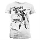 Wonder Woman All American Pin-Up Girly Tee T-Shirt (Dam)