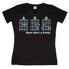 Now Start A Band Girly T-shirt (Dam)