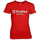 McAfee AntiVirus Girly Tee T-Shirt (Dam)