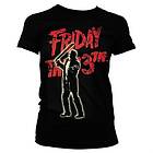 Friday The 13th Jason Voorhees Girly Tee T-Shirt (Dam)