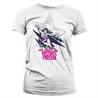 Wonder Woman Flying Girly Tee T-Shirt (Dam)