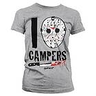 I Jason Campers Girly Tee T-Shirt (Dam)