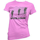 Optical Illustion Perspective Girly T-Shirt (Dam)
