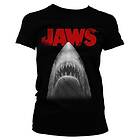 Jaws Poster Girly Tee T-Shirt (Dam)