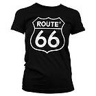 Route 66 Logo Girly Tee T-Shirt (Dam)