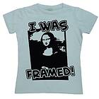 I Was Framed Girly T-shirt (Dam)