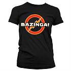 Bazinga Underground Logo Girly T-Shirt (Dam)