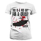 A Nice Day For A Cruise Girly T-Shirt (Dam)