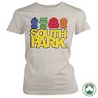 South Park Sketched Organic Girly T-Shirt (Dam)