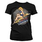 Hard Wired Electric Pin-Up Girly T-Shirt (Dam)