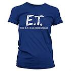 E.T. Extra-Terrestrial Distressed Logo Girly Tee T-Shirt (Dam)