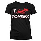 I Crossbow Zombies Girly T-Shirt (Dam)