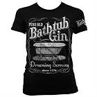 Bathtub Gin Girly T-Shirt (Dam)