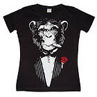 Monkey Boss Girly T- shirt T-Shirt (Dam)