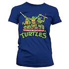 Turtles Distressed Group Girly T-shirt (Dam)