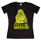 Buddha Is My Homeboy Girly T-shirt (Dam)
