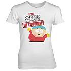 South Park - I'm White Trash In Trouble Girly Tee T-Shirt (Dam)