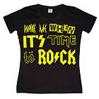 Wake Me When It´s Time... Girly T-shirt (Dam)