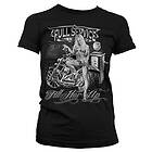 Fill Er Up B/W Girly T-Shirt (Dam)