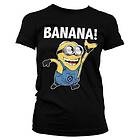 Minions Banana! Girly Tee T-Shirt (Dam)