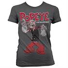 Popeye Distressed Sailor Man Girly T-Shirt (Dam)