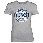 Busch Light Beer Vintage Logo Girly Tee Girly Tee T-Shirt (Dam)