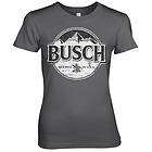 Busch Beer BW Washed Logo Girly Tee T-Shirt (Dam)