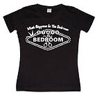 What Happens In The Bedroom... Girly T-shirt (Dam)