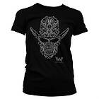 Westworld Circuit Face Girly Tee T-Shirt (Dam)