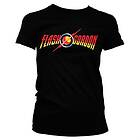 Flash Gordon Logo Girly Tee T-Shirt (Dam)