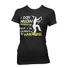 I´m Deadly In Karaoke! Girly Tee T-Shirt (Dam)