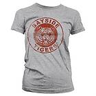 Bayside Tigers Washed Logo Girly Tee T-Shirt (Dam)