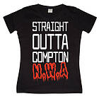 Straight Outta Compton Girly T-shirt (Dam)