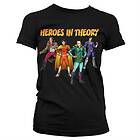 TBBT - Heroes In Theory Girly T-Shirt (Dam)