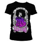 Jimi Hendrix Purple Haze World Tour Girly Tee T-Shirt (Dam)