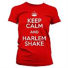 Keep Calm and Harlem Shake Girly Tee T-Shirt (Dam)