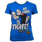 Popeye Game Is Tight Girly T-Shirt (Dam)