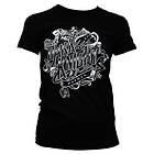 Inked Dark Knight Girly Tee T-Shirt (Dam)