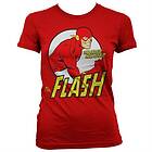 The Flash Fastest Man Alive Girly T-Shirt (Dam)