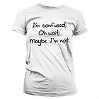 I´m Confused Girly T-Shirt (Dam)