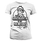 Sherlock Is My Holmesboy Girly T-Shirt (Dam)