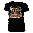 Team Scooby Doo Distressed Girly Tee T-Shirt (Dam)