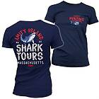 Amity Island Shark Tours Girly Tee T-Shirt (Dam)