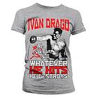 Ivan Drago - The Siberian Bull Girly Tee T-Shirt (Dam)