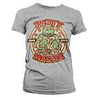 TMNT Party Master Since 1984 Girly Tee T-Shirt (Dam)